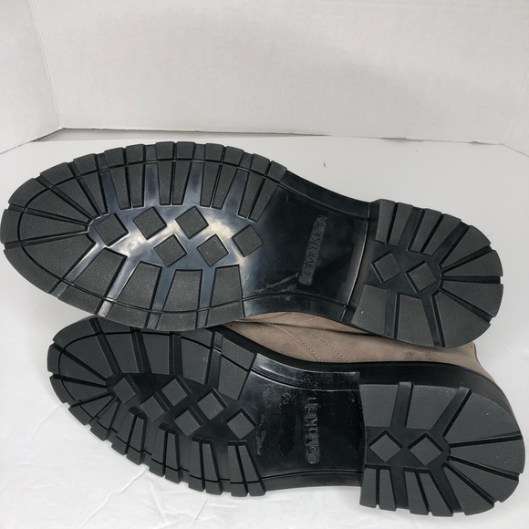 Calvin Klein Mens Ultan Suede Tan Chukka Boot - Picture 8 of 8